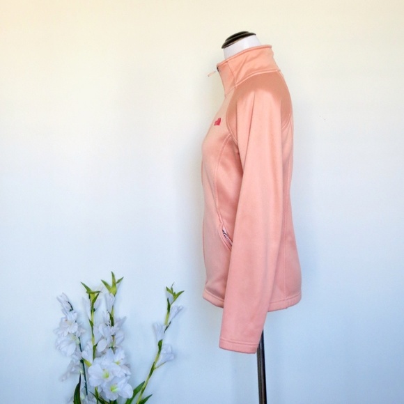 The North Face Agave Full Zip Jacket Zip Mock Neck Pink SZ S - Picture 6 of 11